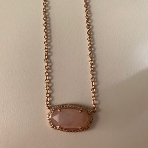 Pink Kendra Scott with rhinestones